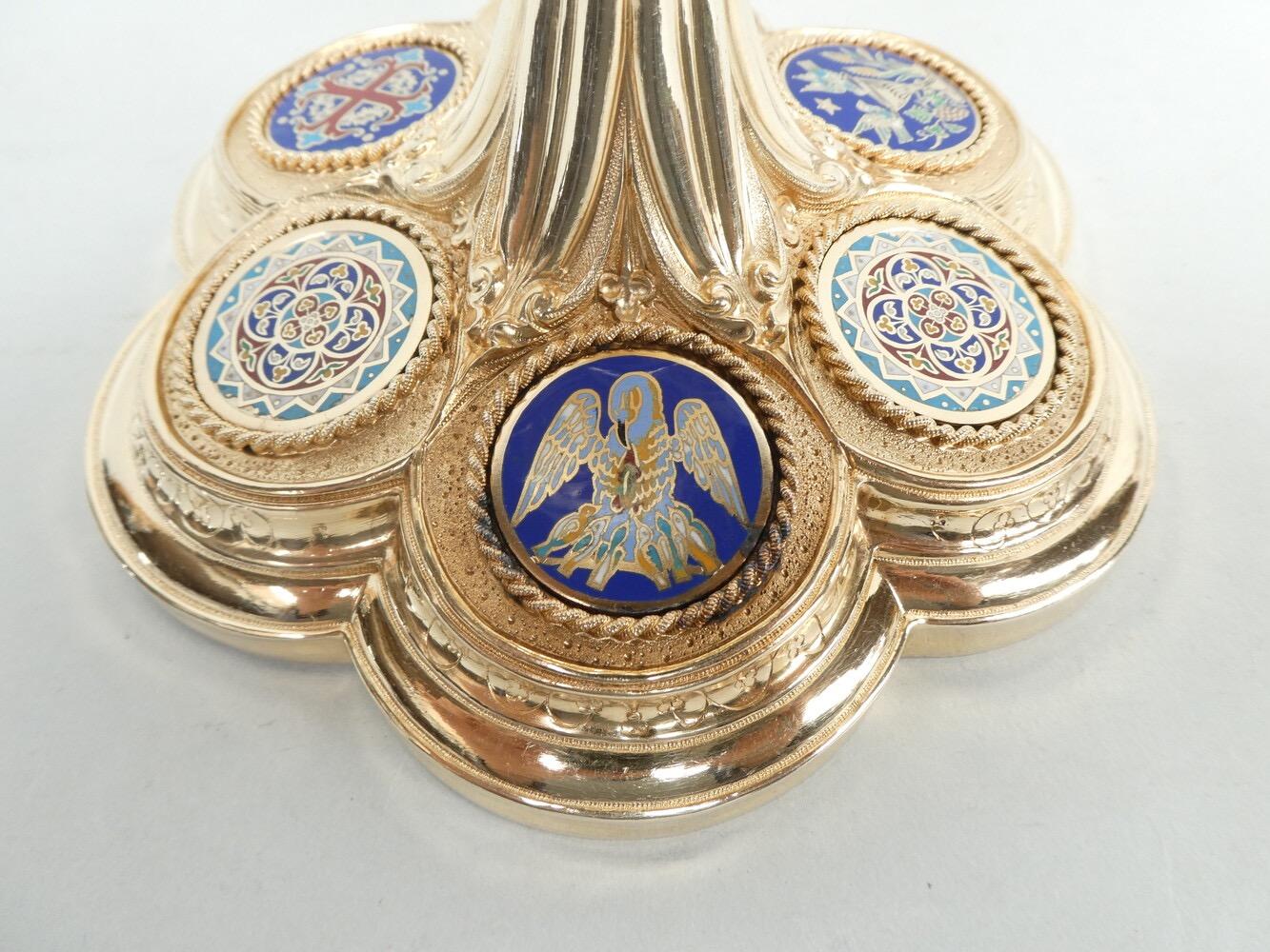 1  Exceptional Chalice By : Jamain Jules En Chevron Eugene - Paris - France