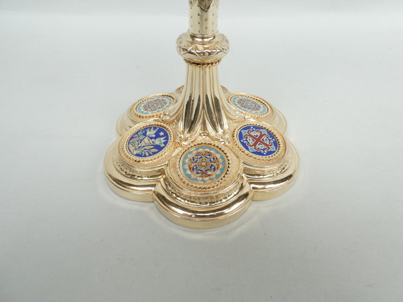 1  Exceptional Chalice By : Jamain Jules En Chevron Eugene - Paris - France