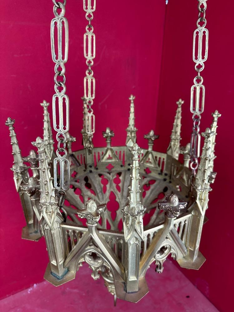 1 Gothic - Style Large Sanctuary Lamp