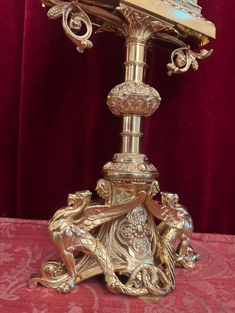 1 Romanesque - Style Exceptional Reliquary Relic Of The True Cross