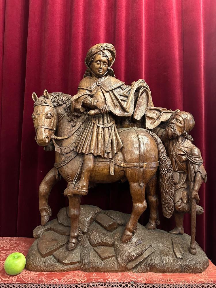 1  Saint Martin Sculpture Signed : J.H.L. Van Ree