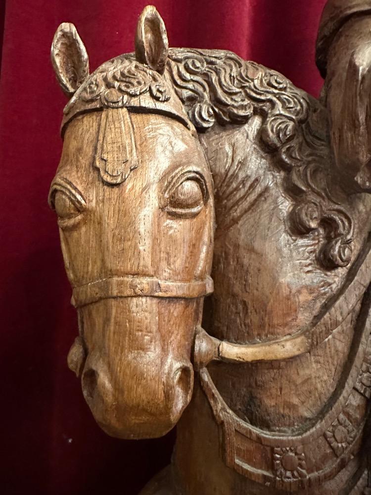 1  Saint Martin Sculpture Signed : J.H.L. Van Ree