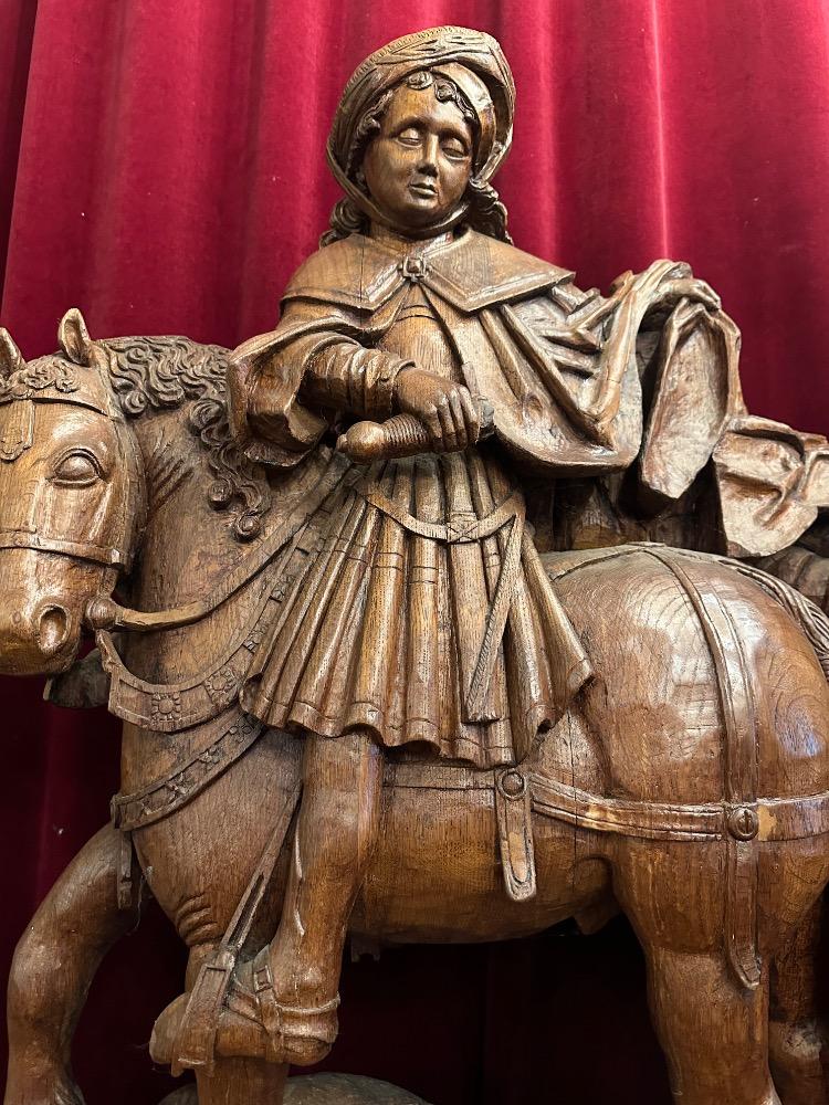 1  Saint Martin Sculpture Signed : J.H.L. Van Ree