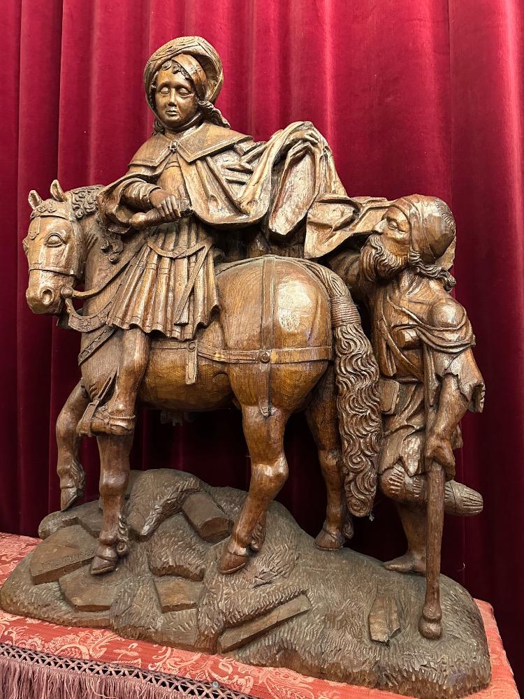 1  Saint Martin Sculpture Signed : J.H.L. Van Ree