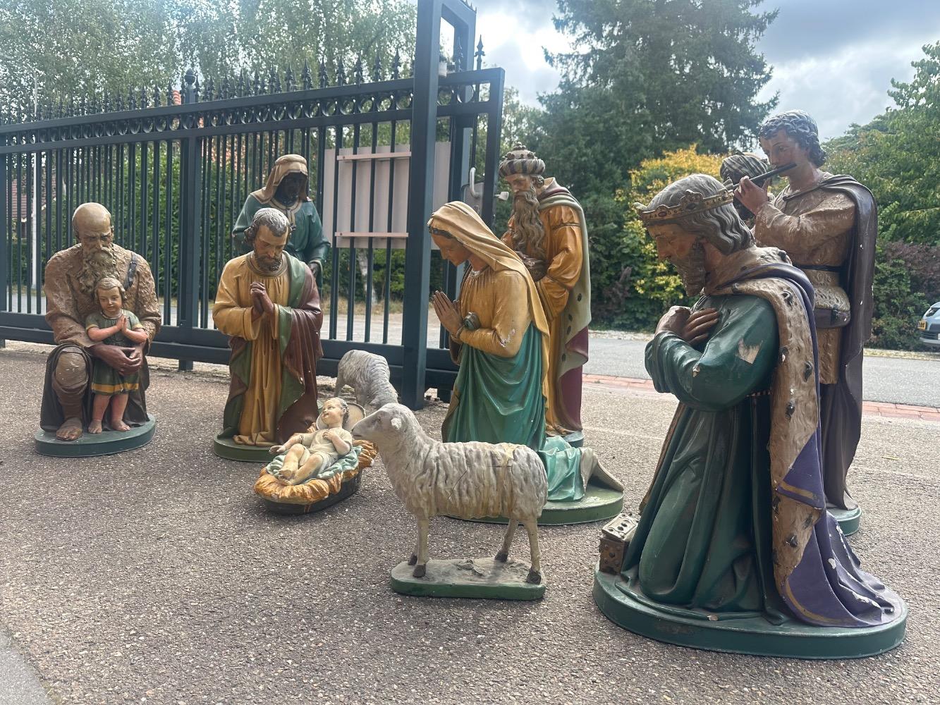 11 Gothic - style Nativity Set: By Johannes Petrus Maas ('S-Hertogenbosch, 22 Januari 1861 – Haarlem, 3 Februari 1941)