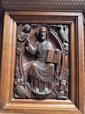 Altar. en Oak wood, Belgium  19 th century