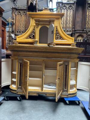 Altar  en Wood, 19 th century