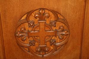 Altar en OAK, Dutch 19th century