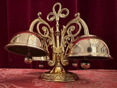 Altar - Bell Beautiful Sound ! en Bronze / Polished and Varnished, France 19 th century ( Anno 1885 )