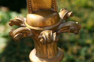 Altar Cross en BRONZE, FRANCE 19th Century