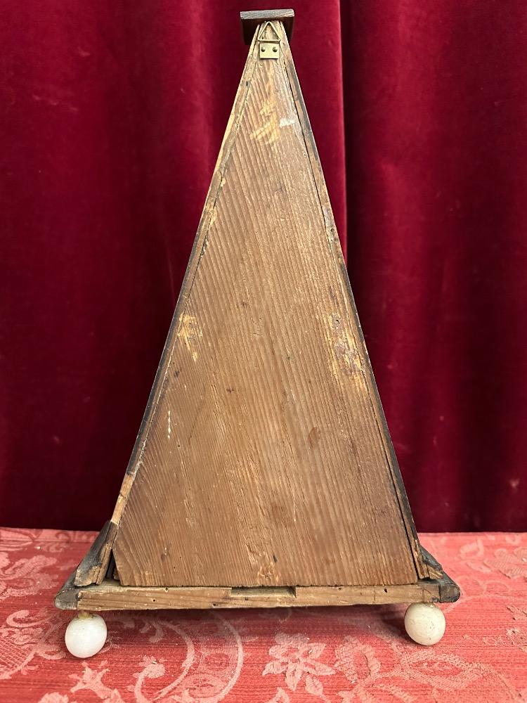1  Altar - Reliquary With Nail ( Clavus ) Touched To Parts Of The Holy Cross.