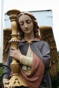 Angel en polystone, Belgium 20th century