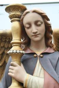 Angel en polystone, Belgium 20th century