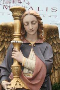 Angel en polystone, Belgium 20th century