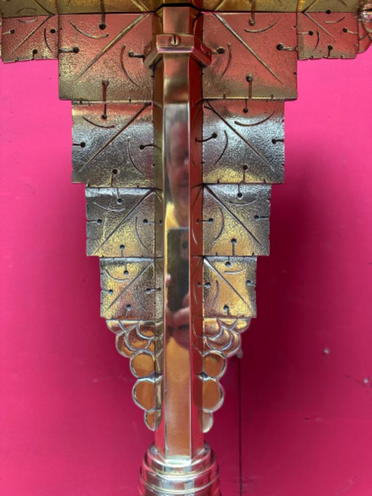 1 art - deco Missal Stand. Signed : Vandenhoute Anderlecht.