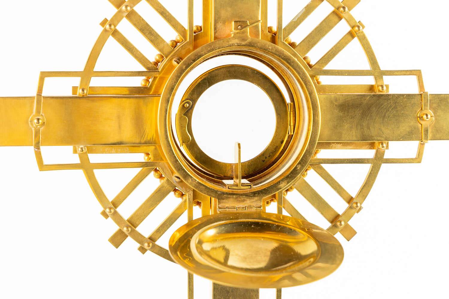 1 art - deco Monstrance By : Vandenhoute Anderlecht