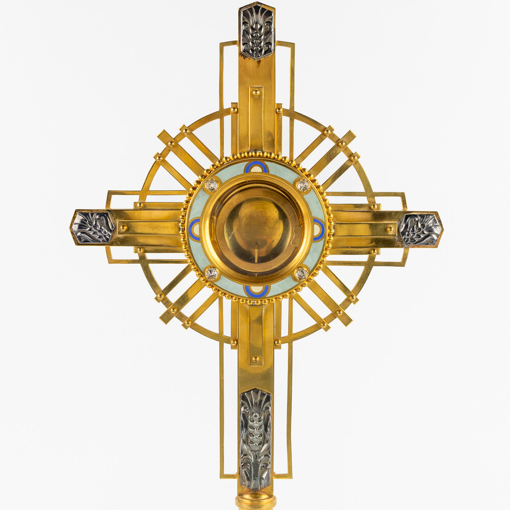 1 art - deco Monstrance By : Vandenhoute Anderlecht
