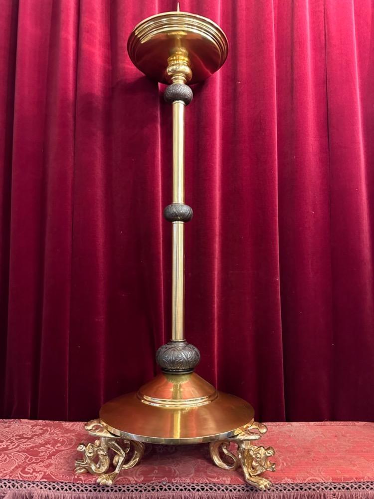 1 art - deco Pascal-Candle - Holder Measures Height Without Pin