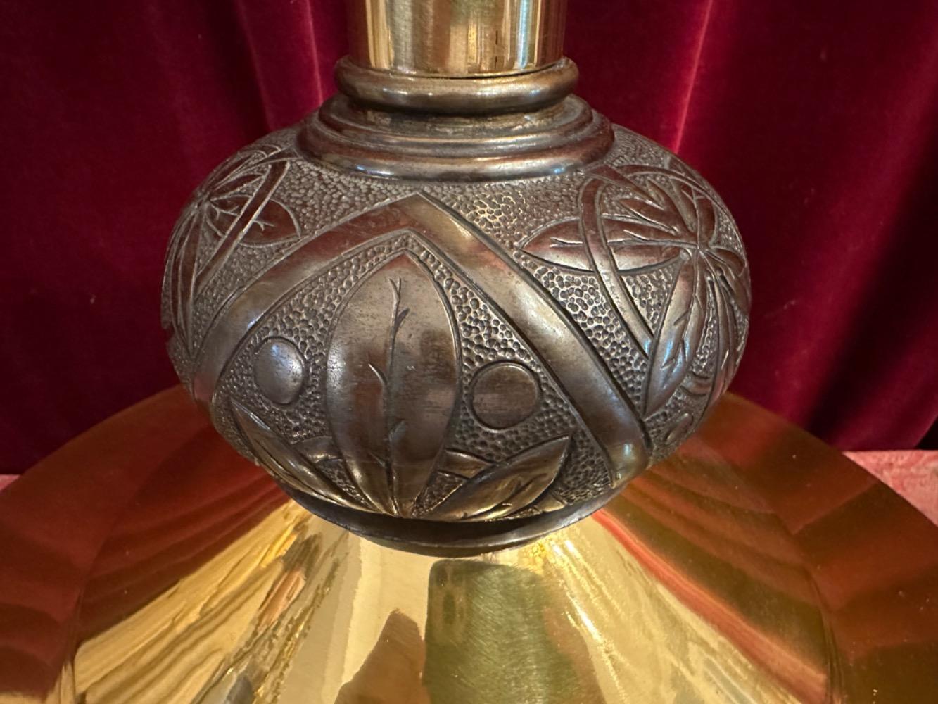 1 art - deco Pascal-Candle - Holder Measures Height Without Pin