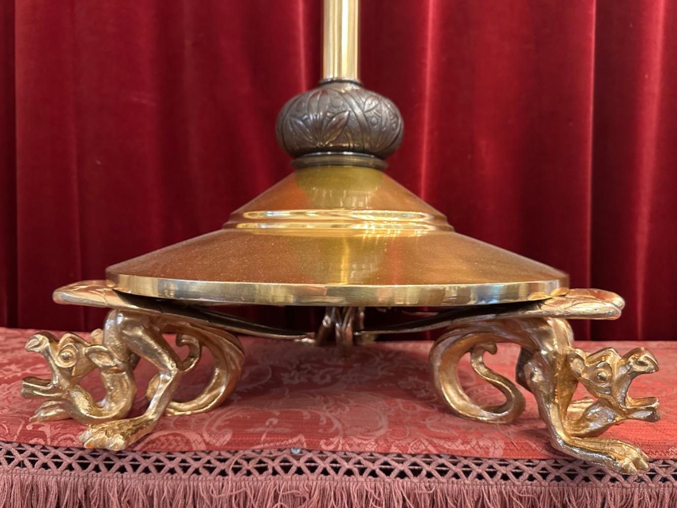 1 art - deco Pascal-Candle - Holder Measures Height Without Pin