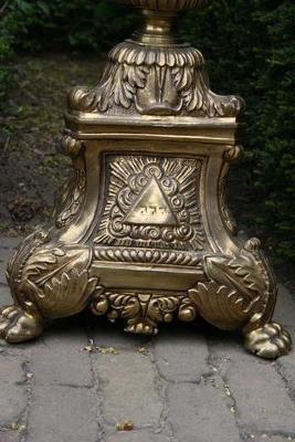 Pascal-Holder style art - deco en Brass / Bronze , Belgium  20 th century ( Anno 1930 )