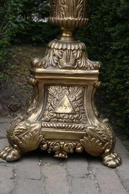 Pascal-Holder style art - deco en Brass / Bronze , Belgium  20 th century ( Anno 1930 )