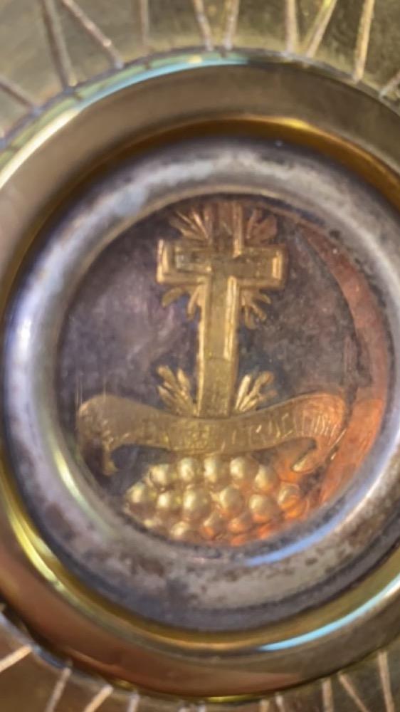 1 art - deco Reliquary - Relic Of The True Cross Originally Sealed