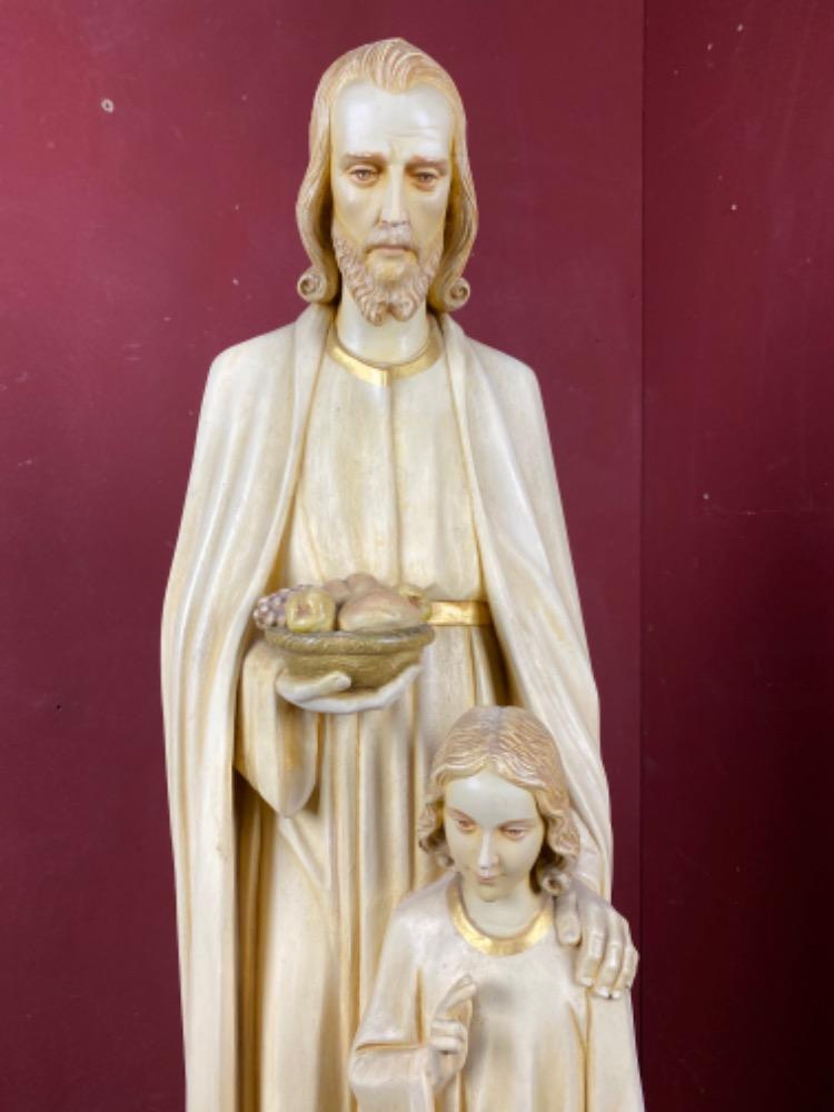 1 art - deco St. Joseph Statue