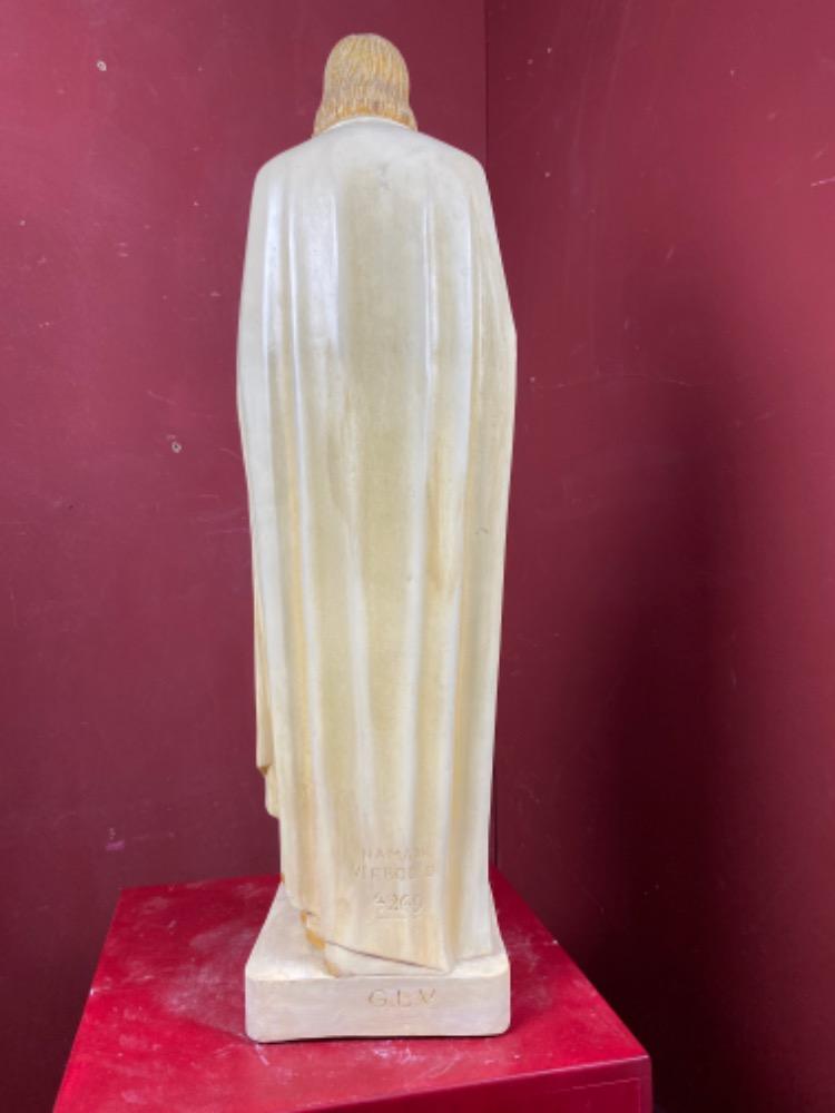 1 art - deco St. Joseph Statue