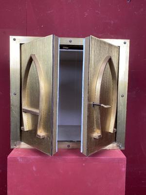 Tabernacle style ART - DECO en Brass / Iron, Belgium 20th century (Anno 1930)