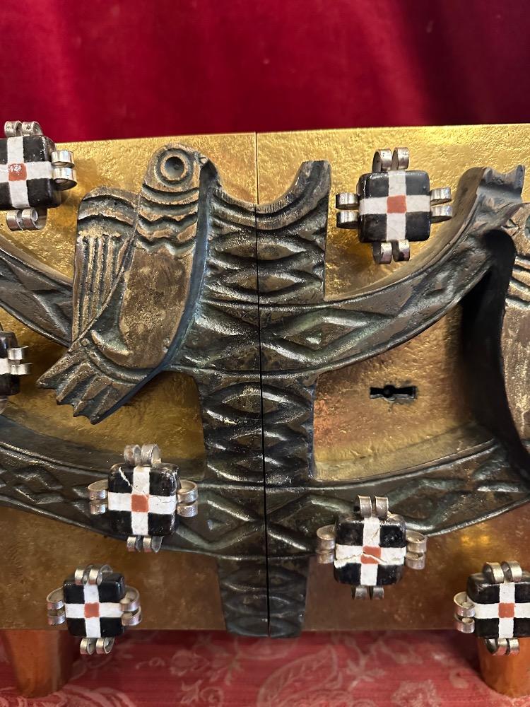 1 art - deco Tabernacle With Original Key
