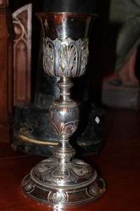 Chalice style barok en silver, France 18 th century