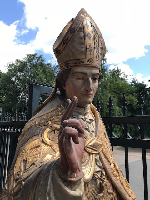 1 Baroque Bishop Statue