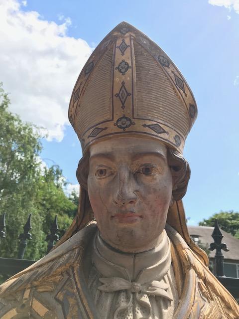 1 Baroque Bishop Statue