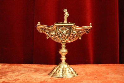 Boat style Baroque en Silver / Plated, Belgium 19th century