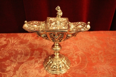 Boat style Baroque en Silver / Plated, Belgium 19th century