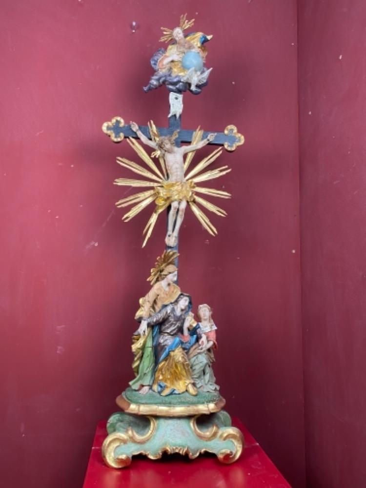 1 Baroque Calvary Scene : Hans Peter PrantstäTter (Innsbruck 1968 Geb.), Axams In Tirol, Um 1995