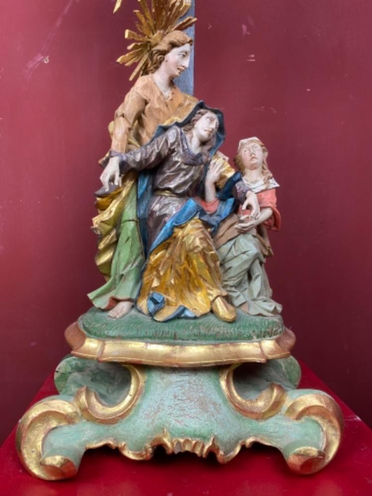 1 Baroque Calvary Scene : Hans Peter PrantstäTter (Innsbruck 1968 Geb.), Axams In Tirol, Um 1995