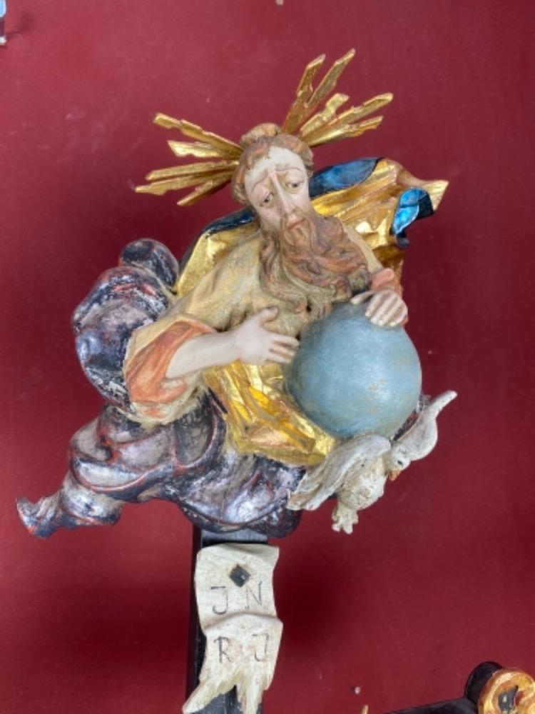 1 Baroque Calvary Scene : Hans Peter PrantstäTter (Innsbruck 1968 Geb.), Axams In Tirol, Um 1995