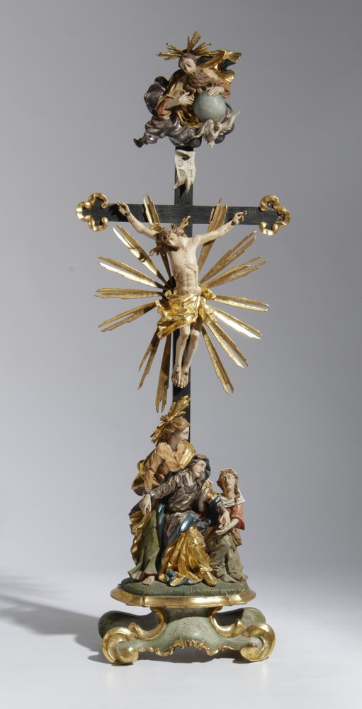1 Baroque Calvary Scene : Hans Peter PrantstäTter (Innsbruck 1968 Geb.), Axams In Tirol, Um 1995