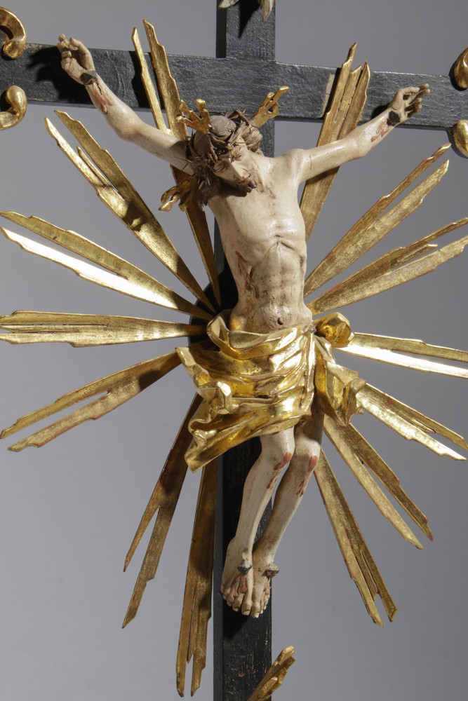 1 Baroque Calvary Scene : Hans Peter PrantstäTter (Innsbruck 1968 Geb.), Axams In Tirol, Um 1995