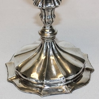 Chalice style Baroque en silver , Italy 18 th century