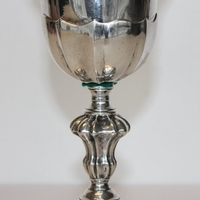 Chalice style Baroque en silver , Italy 18 th century