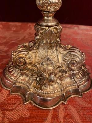 Chalice  style Baroque en Full - Silver, Southern Germany 19 th century