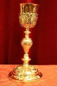 Chalice style Baroque en Full - Bronze - Gilt, France 19th century (anno 1850)