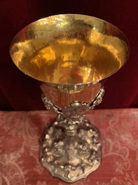 1 Baroque Chalice Totally Hand Made / Cuppa Hand Hammered