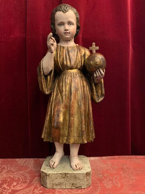 1 Baroque Child Jesus Statue