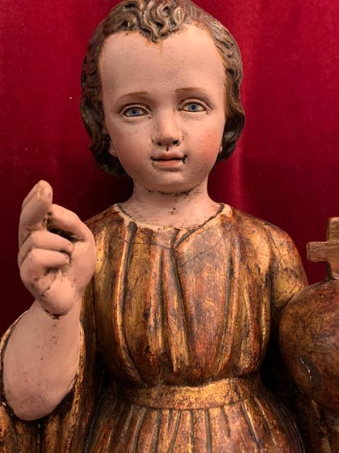 1 Baroque Child Jesus Statue
