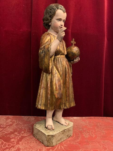 1 Baroque Child Jesus Statue