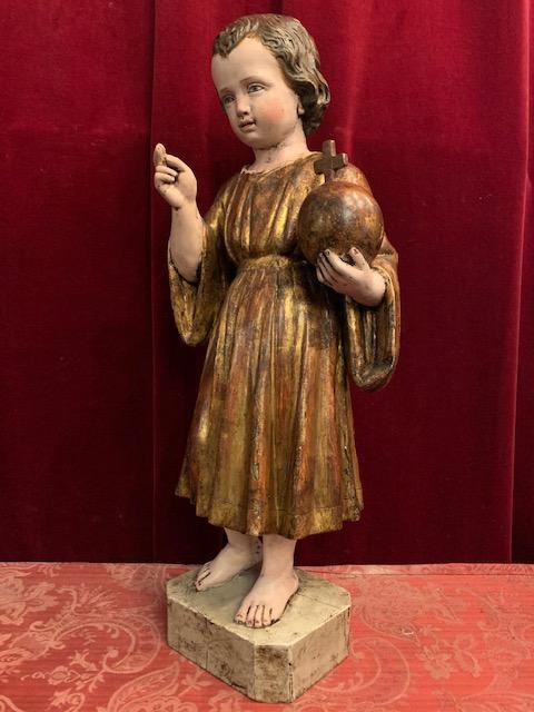 1 Baroque Child Jesus Statue